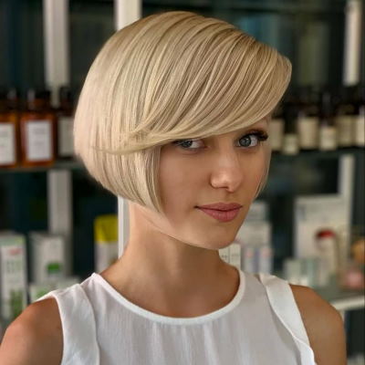 get the perfect stacked bob